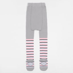 Колготки детские KAFTAN «Заяц», рост 104-110 см, серый/розовый