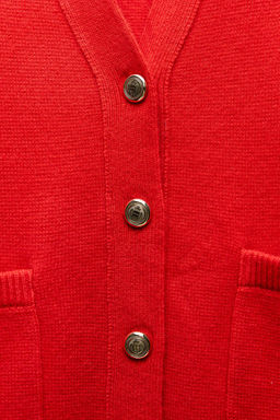 100% WOOL OVERSIZE CARDIGAN - Zara фото 5
