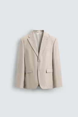 100% LINEN SUIT BLAZER - Zara фото 15