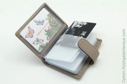 Женская кожаная визитница Sergio Valentini СВ 8032-010  фото 9