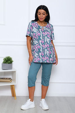 Костюм с бриджами (00990, зеленый) - Плиона фото 4