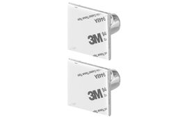 Набор 2 крючков 3,7*3,7*2,8 см Серебро квадрат, самоклеящиеся - Elan gallery фото 4