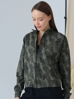 Жакет женский 269L3 хаки/набивка