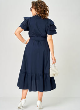 Платье EVA GRANT 7297 синий