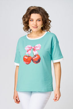 Джемпер Rumoda 2285 бирюзовый  фото 10