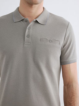 Polo Yaka Str?kt?rl? Erkek Ti??rt