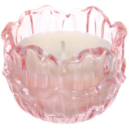 Свеча в стакане "Пламя" 8,3*6 см, Розовый