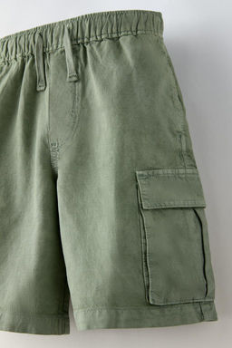 LOOSE FIT KARGO BERMUDA - Zara фото 7