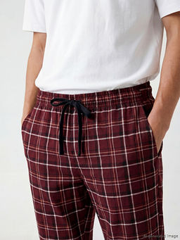 Standart Kal?p Ekose Erkek Pijama Alt?