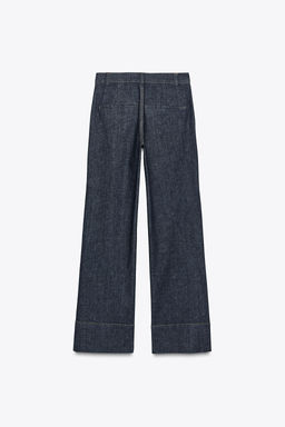 Z1975 BOOTCUT DENIM TROUSERS - Zara фото 15
