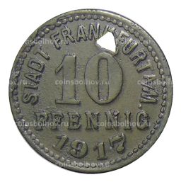 10 пфеннигов 1917 года Германия  Нотгельд Франкфурт на Майне