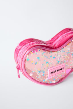 HEART VINYL WALLET - Zara фото 3