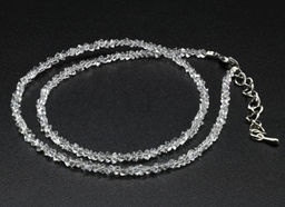 Чокер на шею женский из циркона огранка 3мм цвет темно-зеленый, 38см Радуга камня фото 2