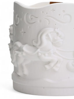 Свеча «Новый год», аромат цитрус, гипс