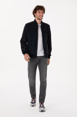 Erkek Lacivert Deri Ceket Sepette S_rpriz _ndirim - U.s. polo assn фото 4