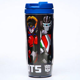 Термостакан детский со вставкой, 350 мл Autobots, Трансформеры