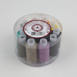 Нитки 40ЛШ, 170 м, набор 14 шт., МИКС