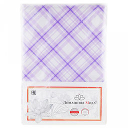 "Аромат лаванды К" Скатерть-дорожка на стол 50х145см, хлопок "Премиум" 186г/м2, "Домашняя мода" (Россия)