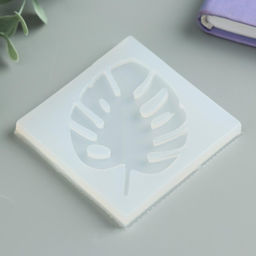 Молд силикононовый «Пальмовый лист» 0,8 х 7 х 7 см