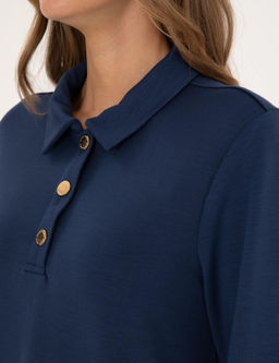 Lacivert Regular Fit _rme Elbise
