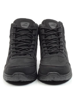 03-CRK7707-7 BLACK Ботинки зимние мужские (искусственные материалы)