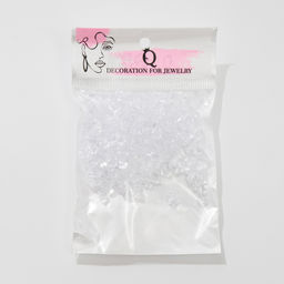 Заглушки для сережек, швенз, пусет силиконовые для швенз и пусет «Цветочки» (набор 10гр), 3*2,5мм, цвет прозрачный