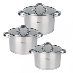 Набор посуды нерж. "Kelli" 6 пр, арт. KL-4701
