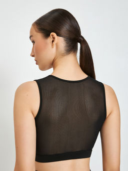 31200140026 Топ спортивный жен. Ayol черный - Infinity Lingerie фото 4