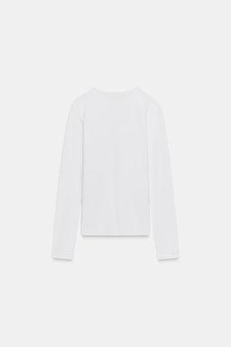 CAMISETA B?SICA ALGOD?N / Blanco
