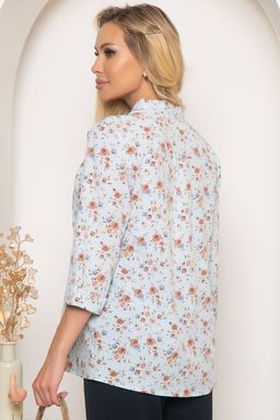 Блуза Правила успеха (нежно-голубая) Б4159 - Lt collection фото 3