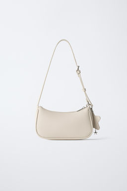 BOLSO HOMBRO CHARM / Blanco - Zara фото 5