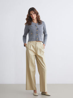 Bisiklet Yaka Kad?n Triko H?rka