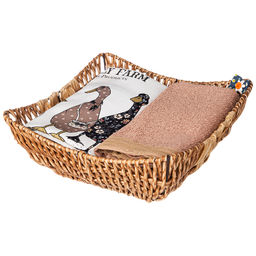 НАБОР ПОЛОТЕНЕЦ FAMILY FARM,40Х70СМ ТВИЛ,35Х35СМ МАХРА,100