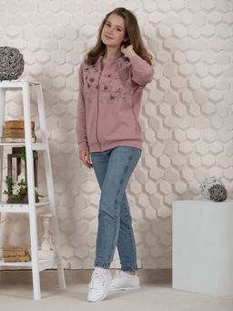 Толстовка "Акира" сухая роза