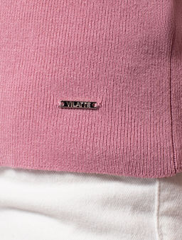 VILATTE / Поло тонкой вязки из вискозы  фото 11