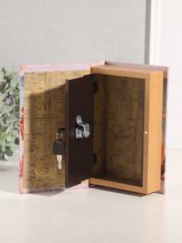 Шкатулка книга - сейф «У любви нет конца» дерево, искусственная кожа, 21×13×5 см