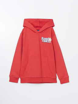 Kap??onlu Erkek ?ocuk Sweatshirt