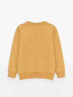 Bisiklet Yaka Star Wars Bask?l? Uzun Kollu Erkek ?ocuk Sweatshirt - Waikiki фото 2