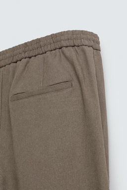 VISCOSE-JUTE TROUSERS - Zara фото 9