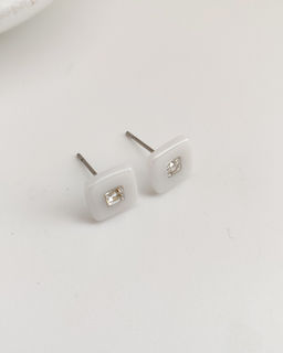 Серьги с керамикой