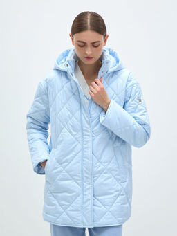Conso/SM 240112 - angel blue Утепленное полупальто