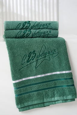 14418/13 "23 февраля"полотенце махровое плотность 350гр