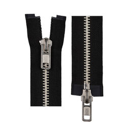 Молния Металл никель ZIP 8N-2 двухзамковая 75 см Тип 8 10 шт разъёмная Gamma ЧЕРНЫЙ №310