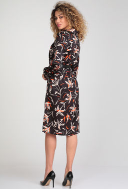 Платье Verita 2192 чёрный цветы