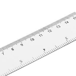 Цена за 100 шт. Линейка прозрачная Calligrata 20 см