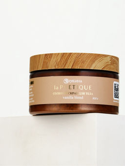 POETIQUE Солевой скраб для тела по мотивам аромата "Vanilla blend", 300 г