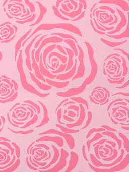 Цена за 20 шт. Пленка для цветов, «Цветы», розовая, 57×57 см