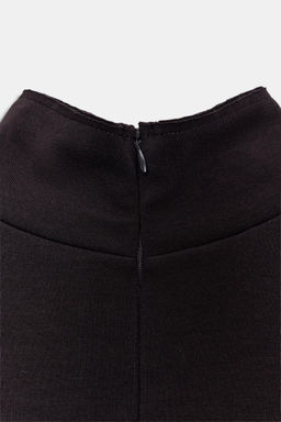 VESTIDO CORTO INTERLOCK / Chocolate - Zara фото 6