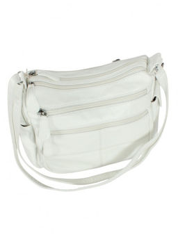 Сумка женская искусственная кожа Guecca-115, 2отд, плечевой ремень, белый SALE 264037 - Adelia фото 5