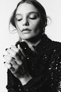 LIMITED EDITION SEQUIN COAT - Zara фото 2